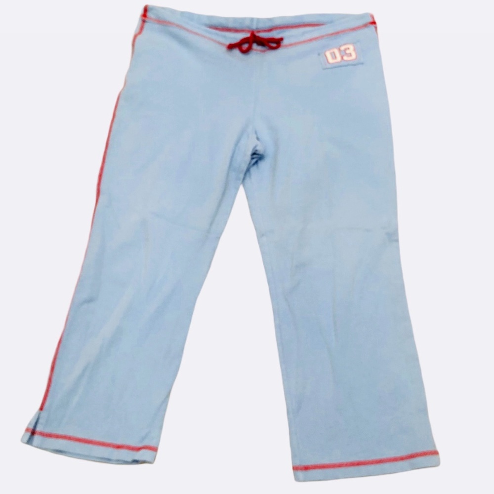 SAN FRANCISCO CITY LIGHTS BLUE WITH RED STITCHING DRAWSTRING LOUNGE PANTS